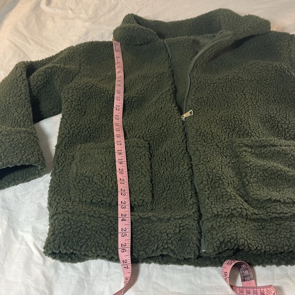 Zilcremo Wooly Teddy Fleece Short Jacket - Picture 5 of 7